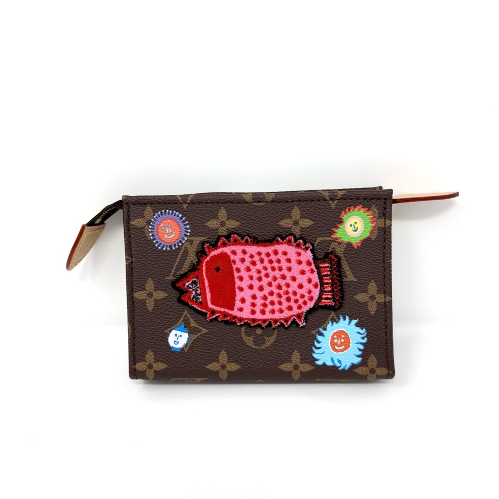 Louis Vuitton Yayoi Kasuma YK Monogram Canvas Toiletry Pouch 15 Faces Limited